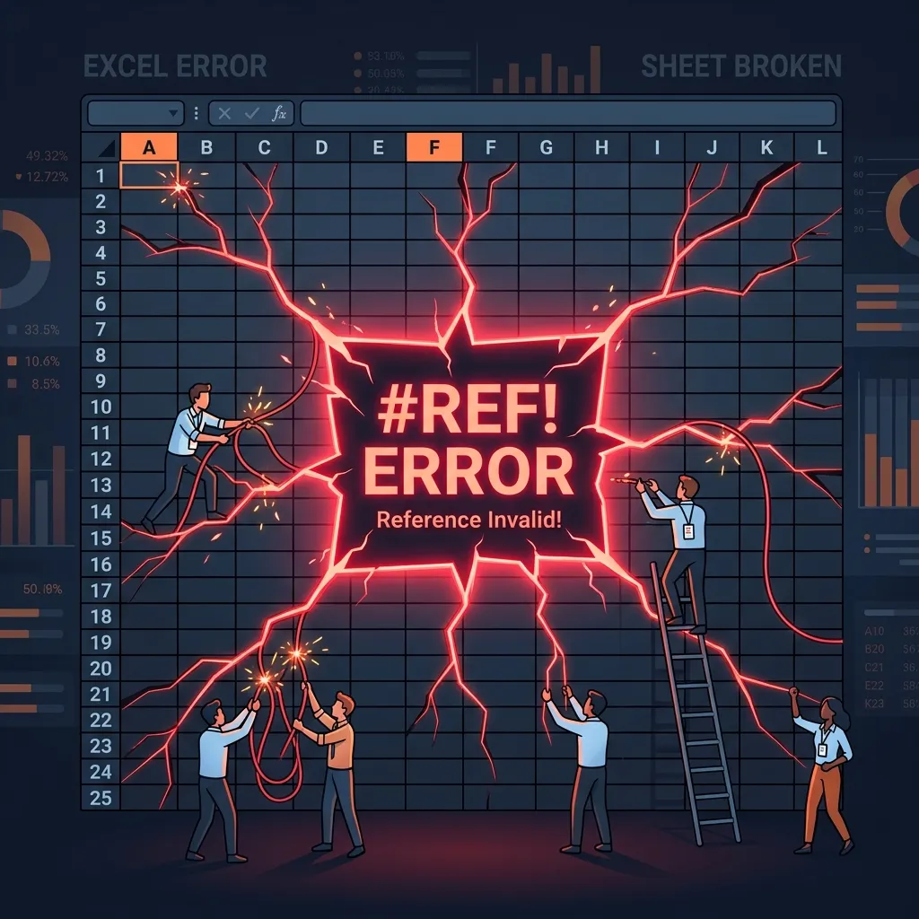 Hướng dẫn cách sửa lỗi ref trong excel chi tiết
