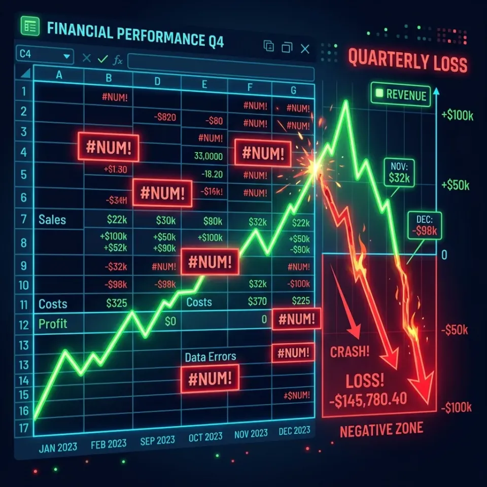 Khắc phục lỗi #NUM! trong Excel: 4 Nguyên nhân và cách xử lý